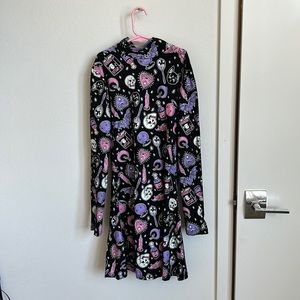 Dolls kill mock neck mini dress